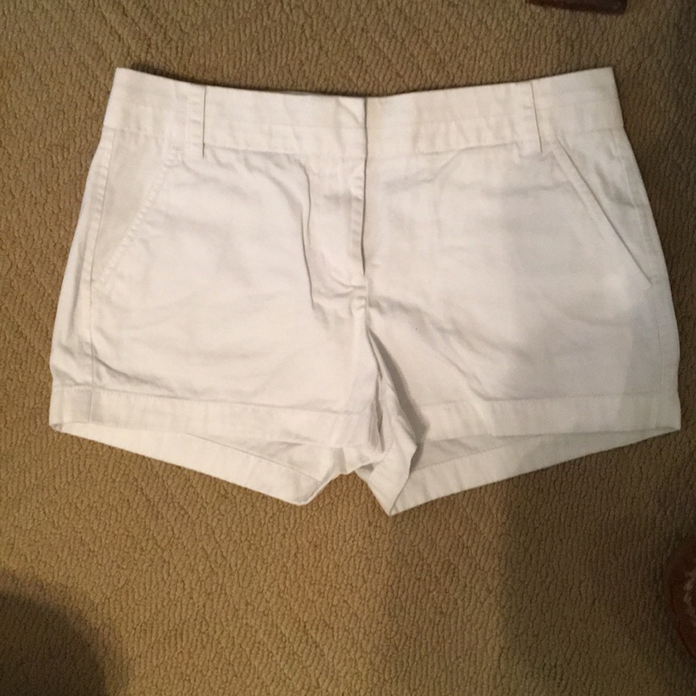 Jcrew white chino short